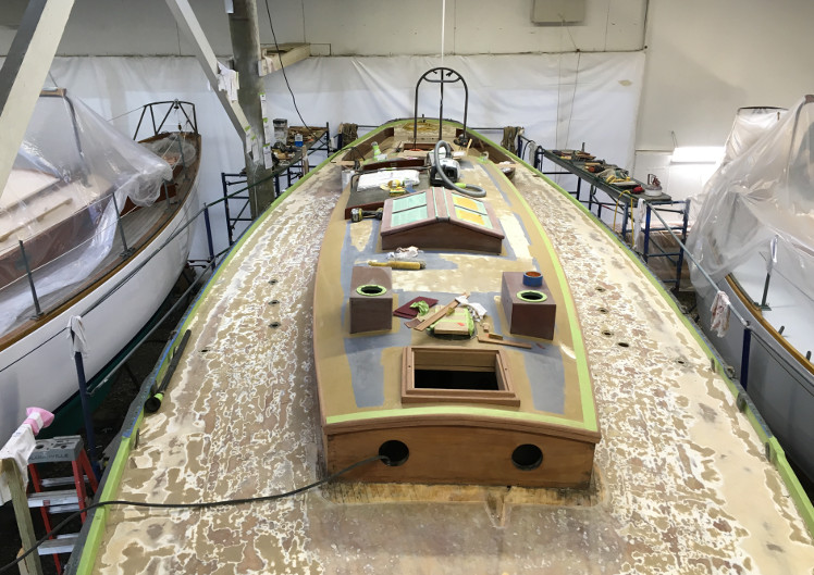 Strouts Point specializes in classic yacht restoration and repair. From mahogany speedboats, such as HackerCrafts and Chris Crafts, to classic Concordia yawls, SPWC has restored many of these yachts for their owners from our location on Casco Bay, Maine.